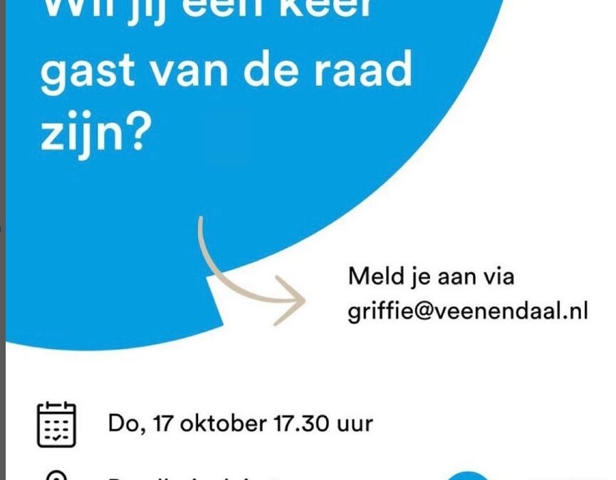 Gast van de raad…